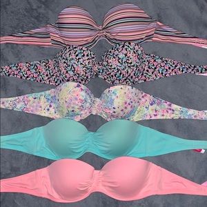 Victoria’s Secret Bandeau Bathing Suit Tops